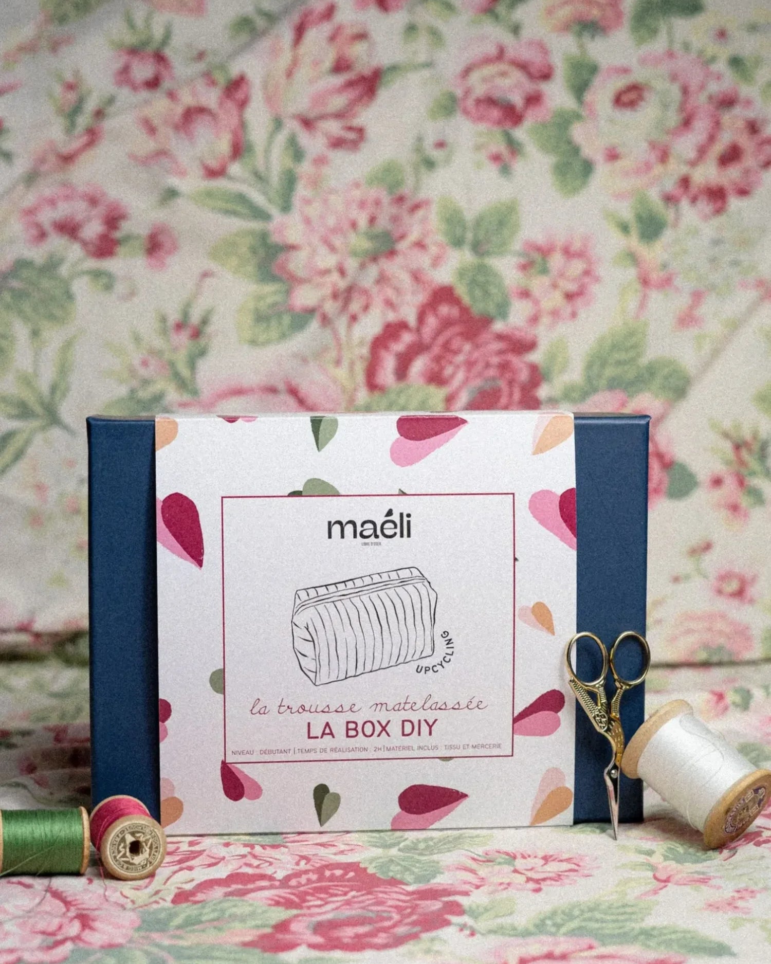 Box couture pour réaliser la trousse Joséphine, Maéli.