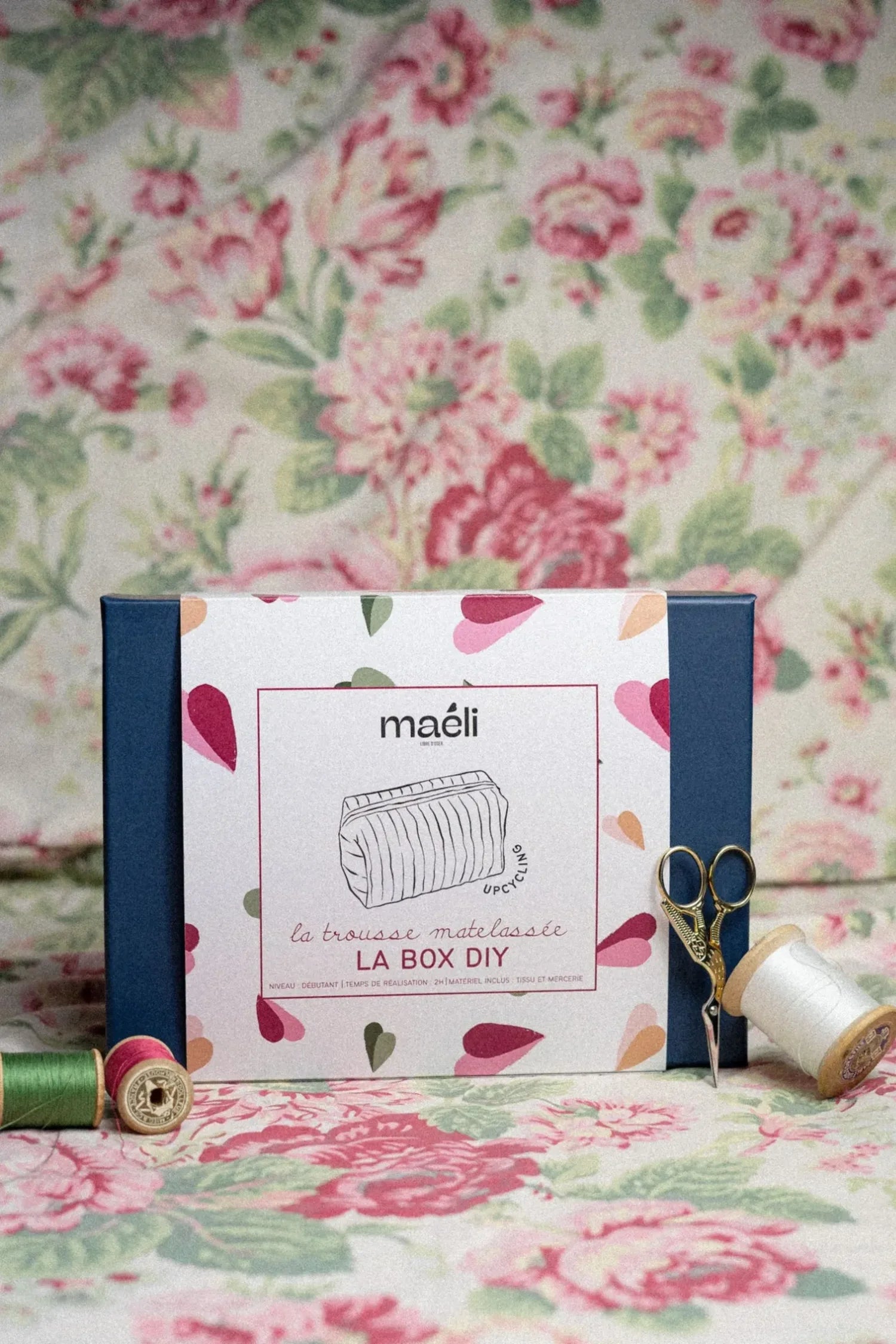 Box couture pour réaliser la trousse Joséphine, Maéli.