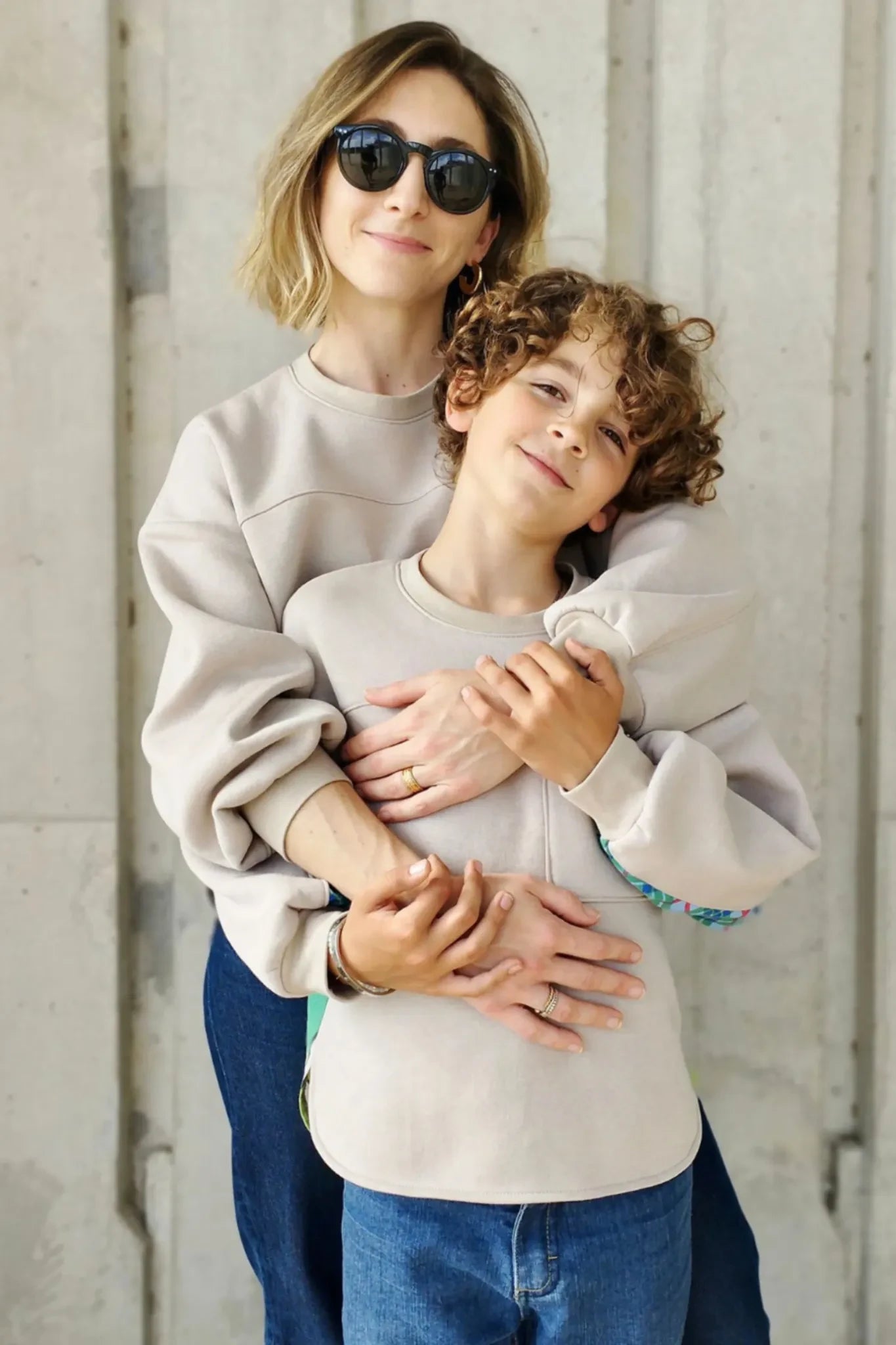 Le sweat Simone pour toute la famille. Patron de couture Maéli.