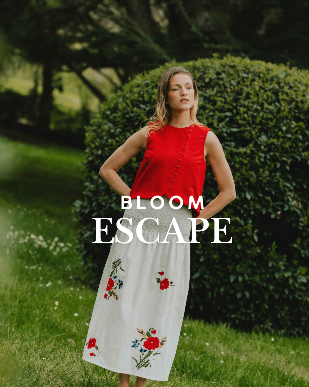 Collection de patrons de couture Bloom Escape Maéli avec pièces fleuries