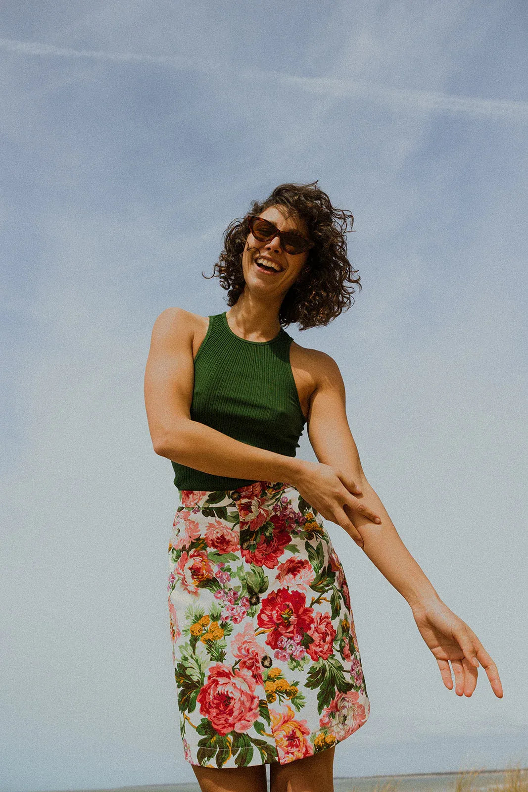 Jupe Sacha Maéli avec boutons