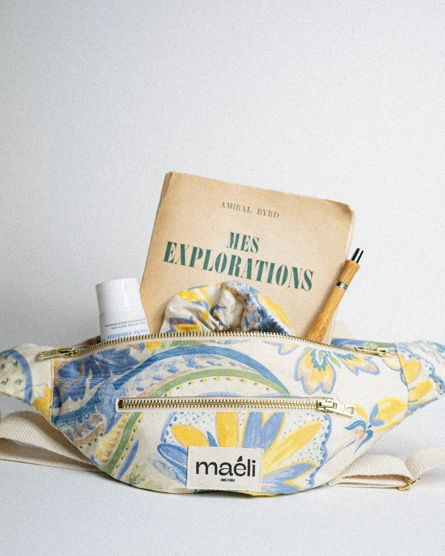 Kit mercerie pour réaliser le sac banane Léonie de Maéli.