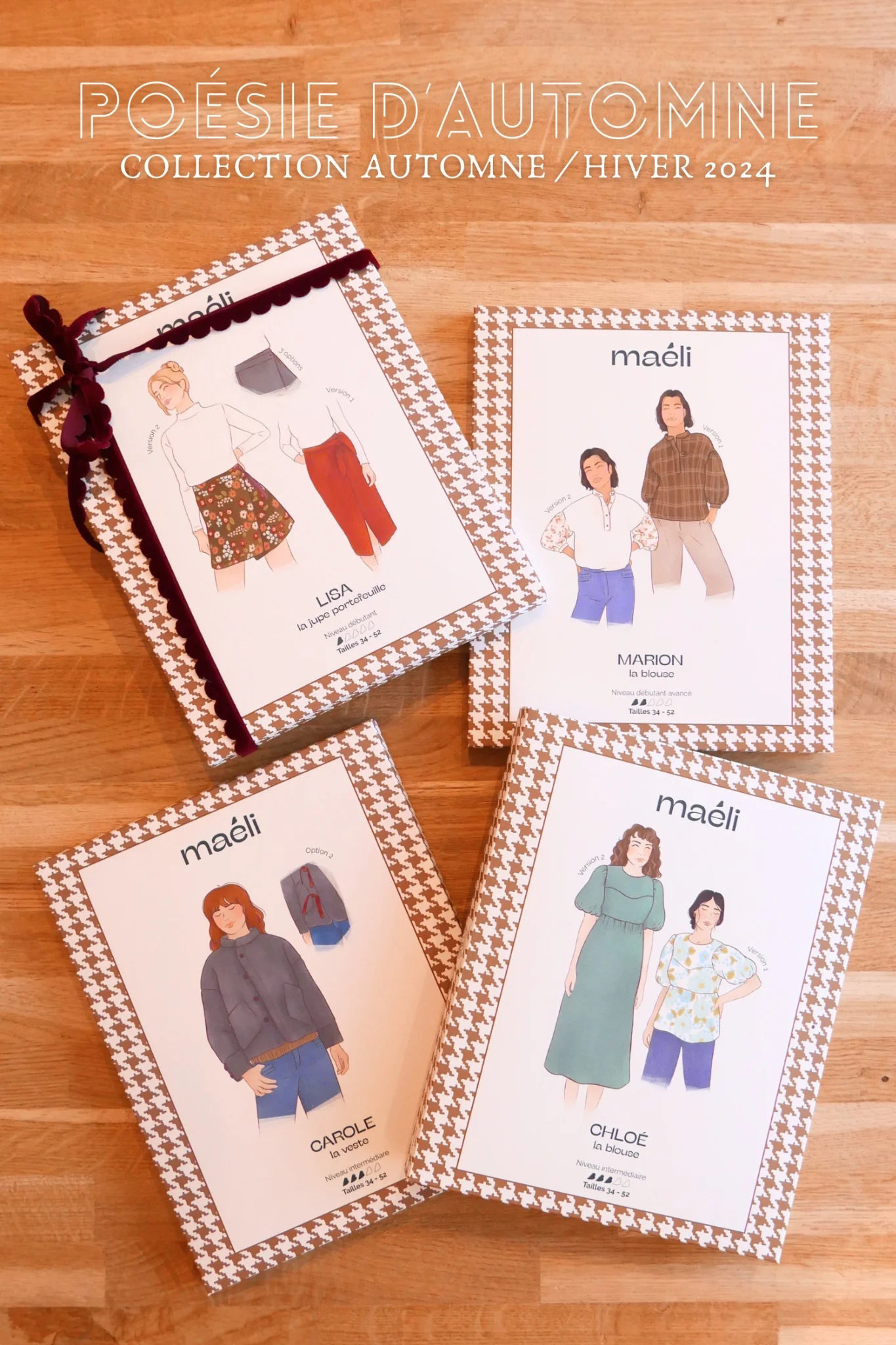 Pack patrons de la collaction Poésie d'Automne.