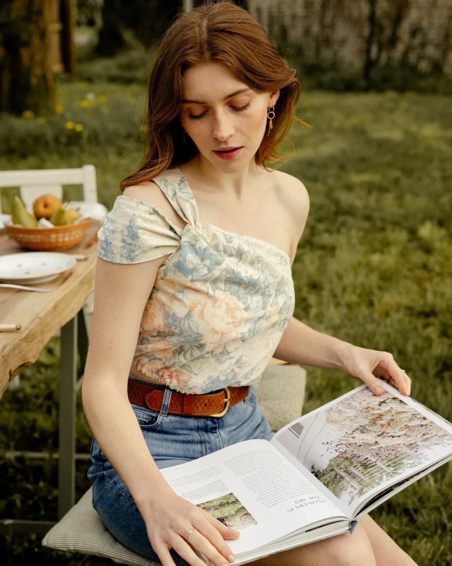 Patron de couture haut Clara fleuri de Maéli Paris