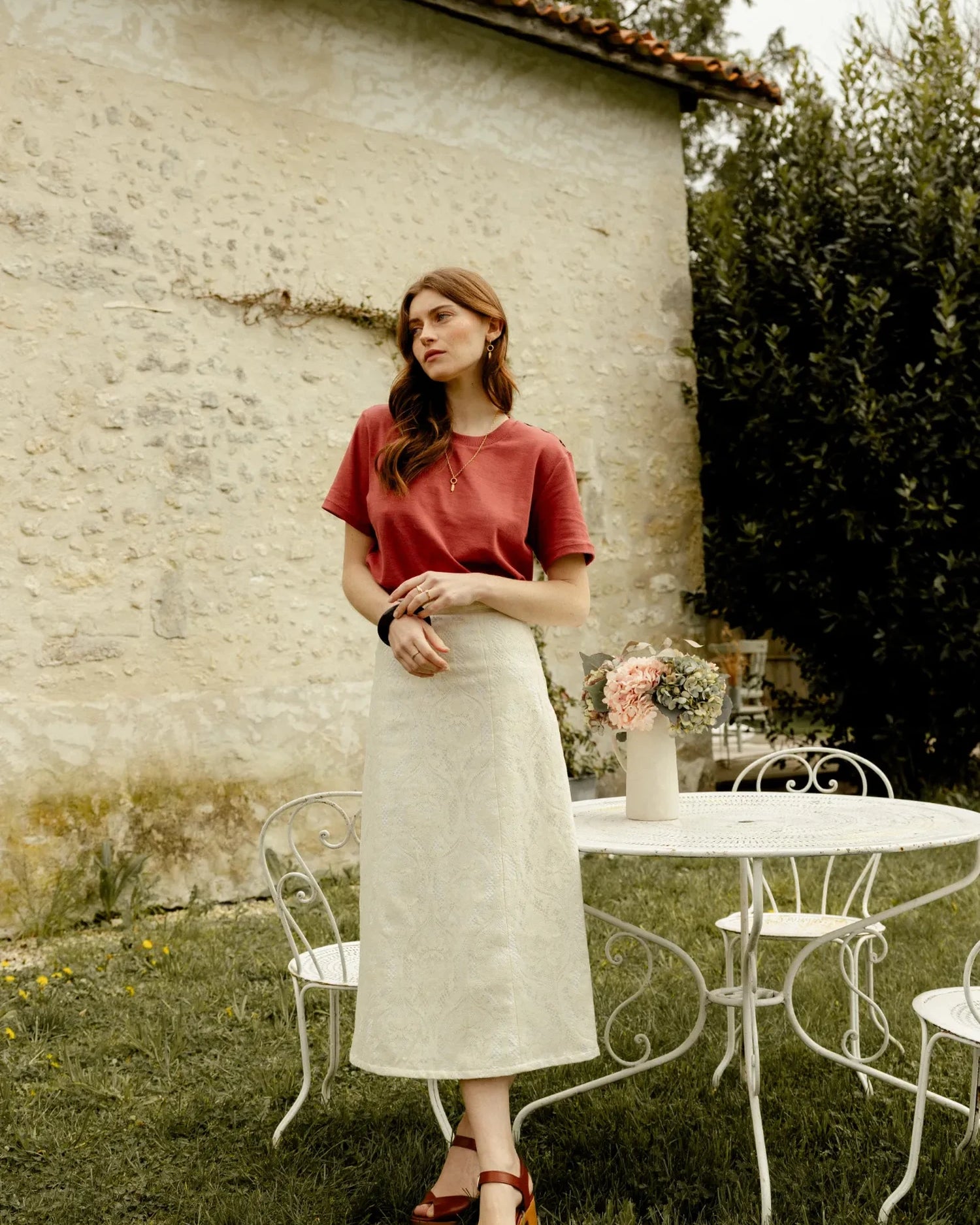 Patron de couture Clara version jupe upcycling de Maéli Paris