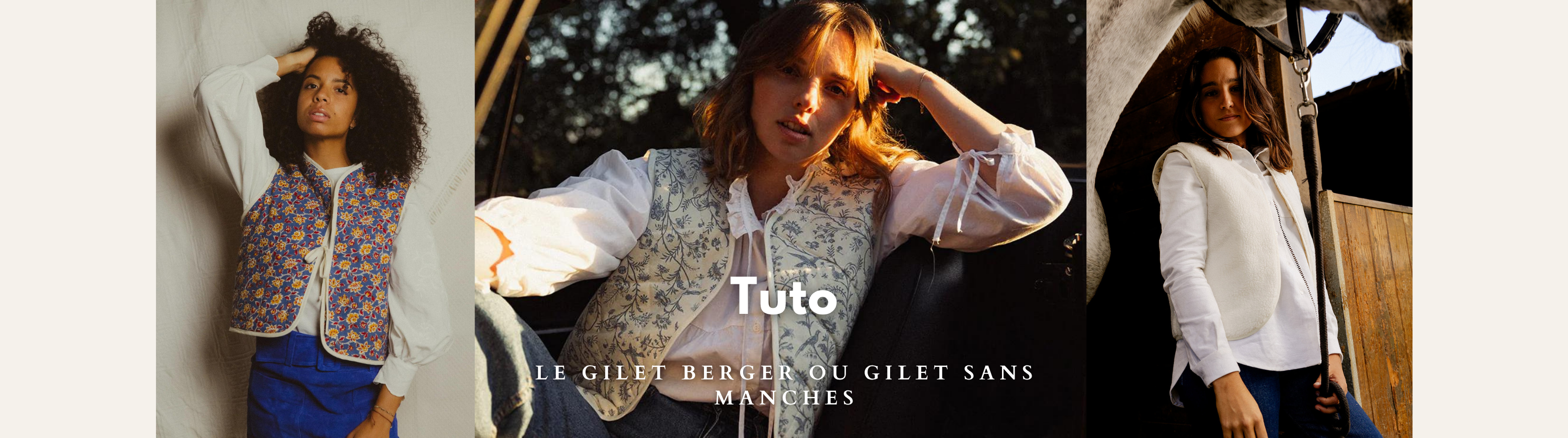 Gilet berger à coudre