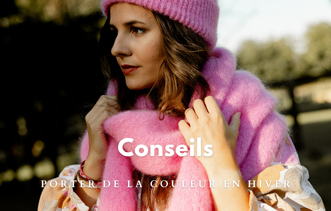 Porter de la couleur en hiver