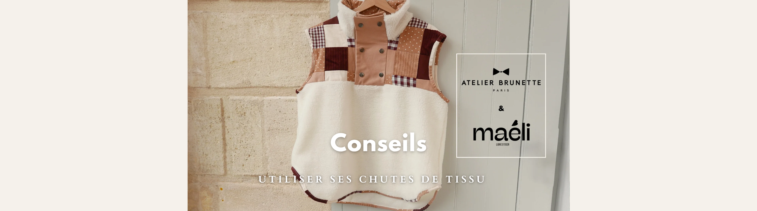 Doudoune sans manches avec chutes de tissu