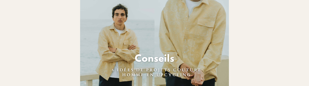 6 patrons de couture homme pour créer une garde-robe complète en upcycling