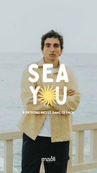 Coffret Sea You regroupant 9 patrons de couture homme PDF pour créer un vestiaire masculin complet