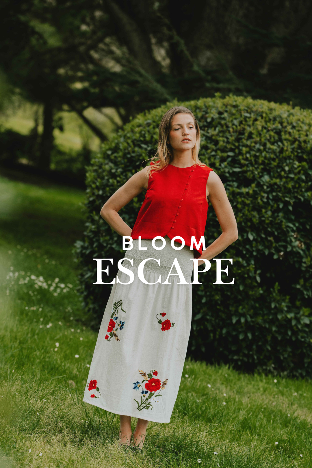 Collection de patrons de couture Bloom Escape Maéli avec pièces fleuries