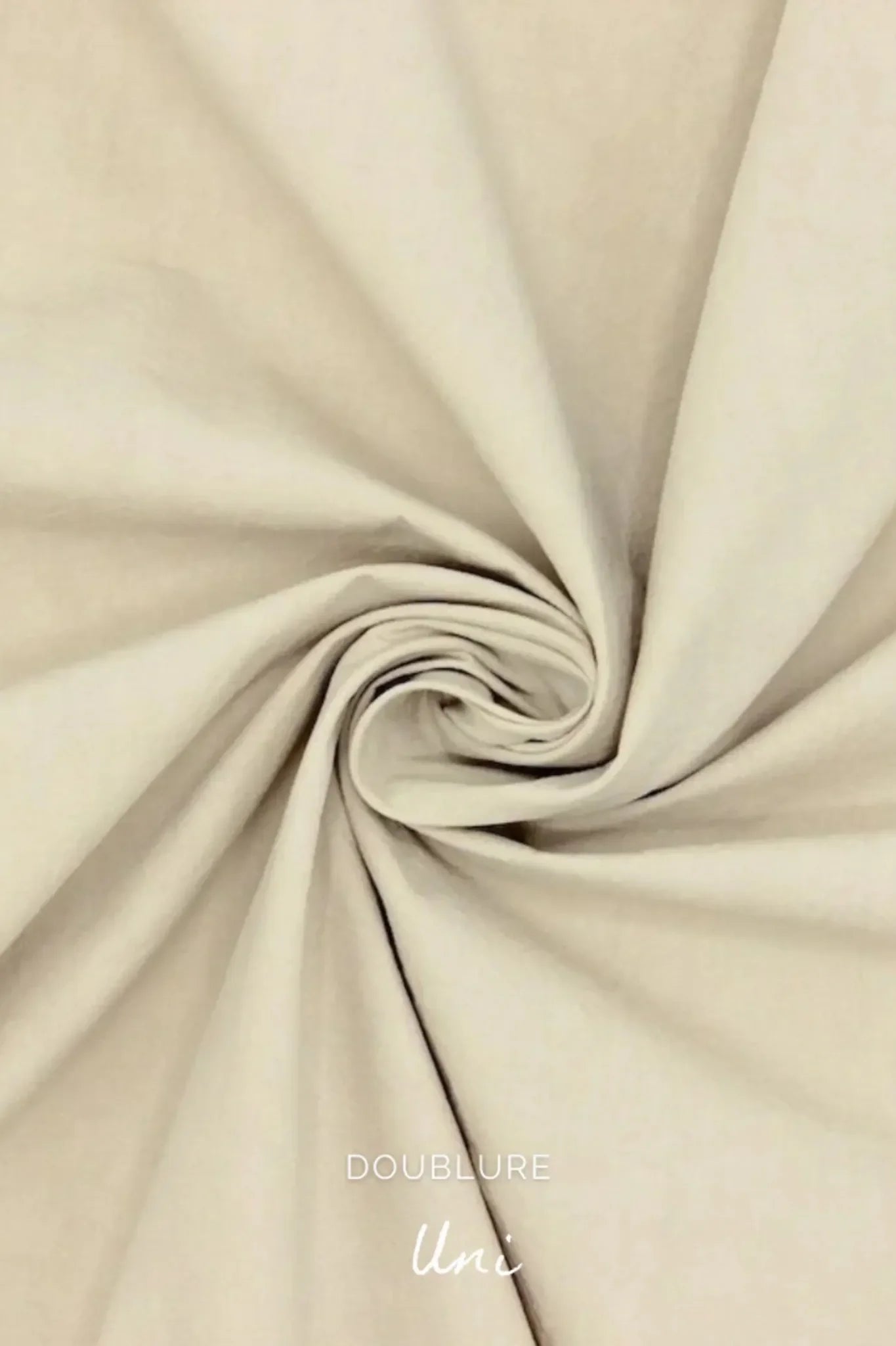 Doublure beige pour kit couture Martha personnalisable.