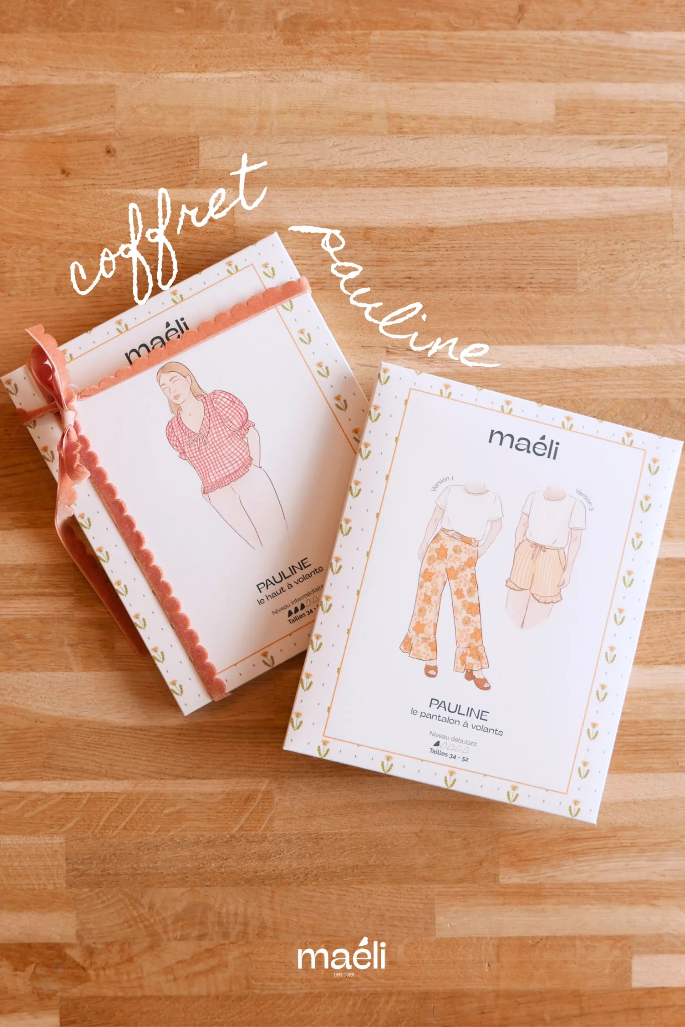 Pack patrons de notre ensemble Pauline.