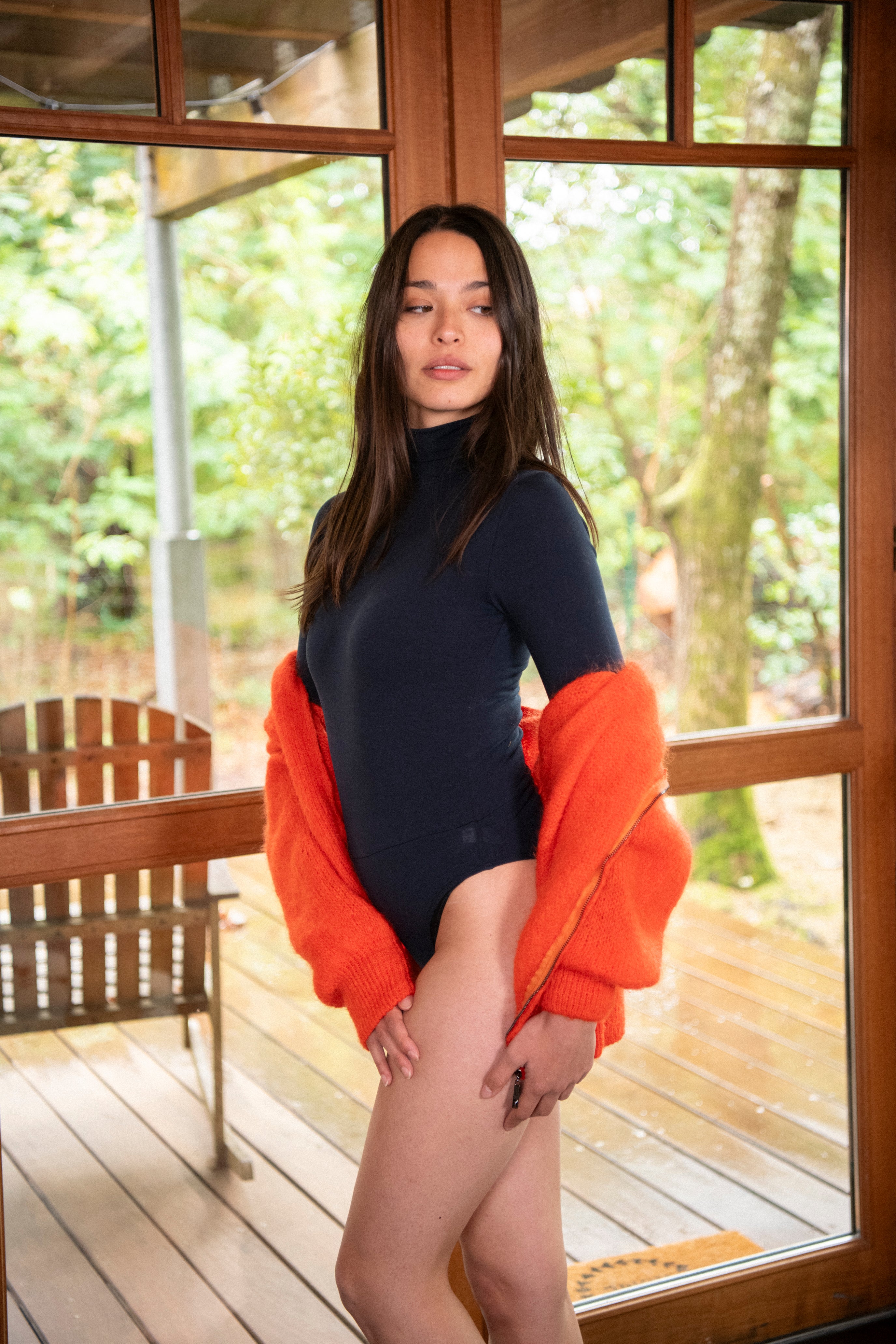 patron couture body alexia col montant coupe pres du corps effet seconde peau