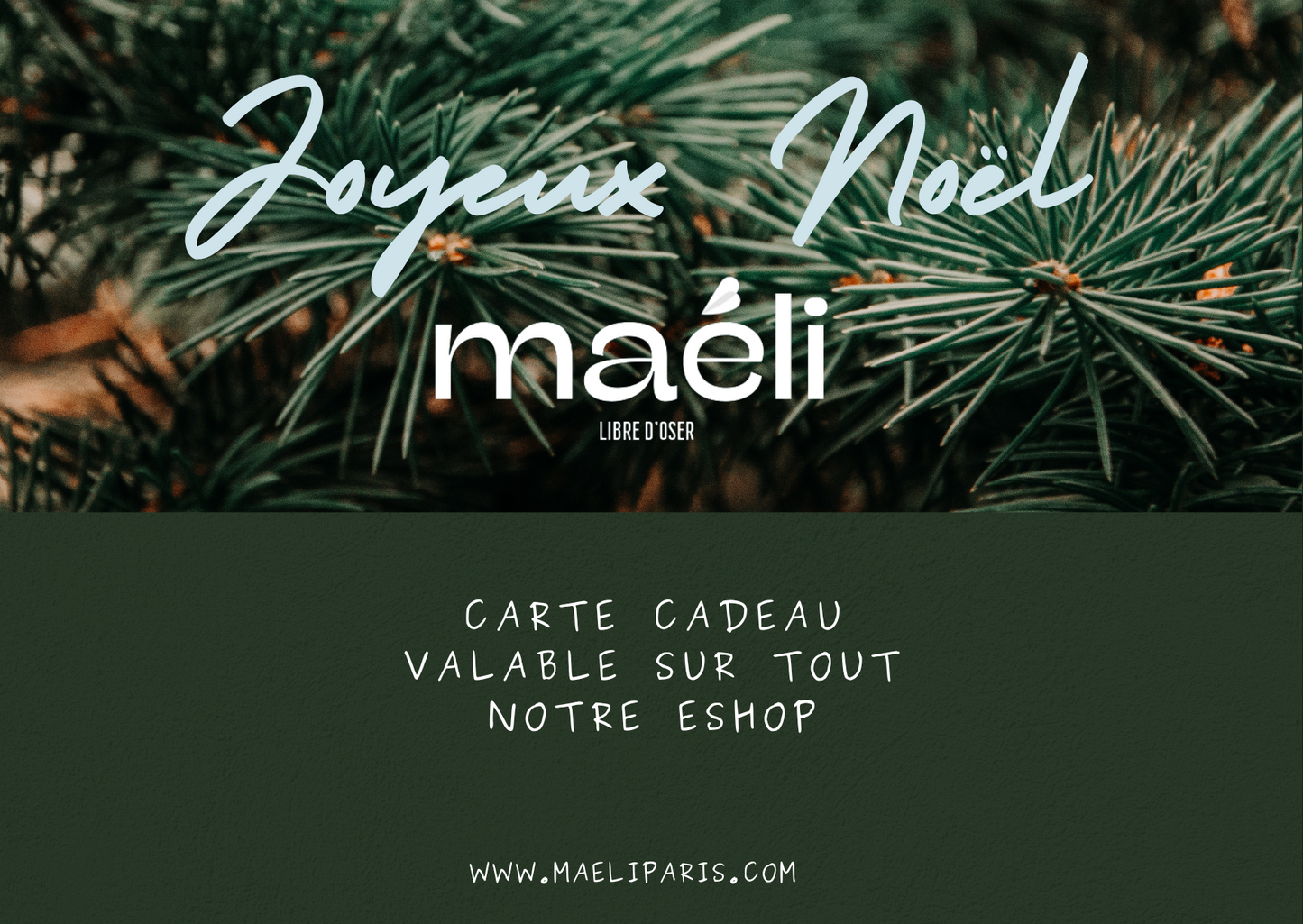 Carte-cadeau Maéli Paris
